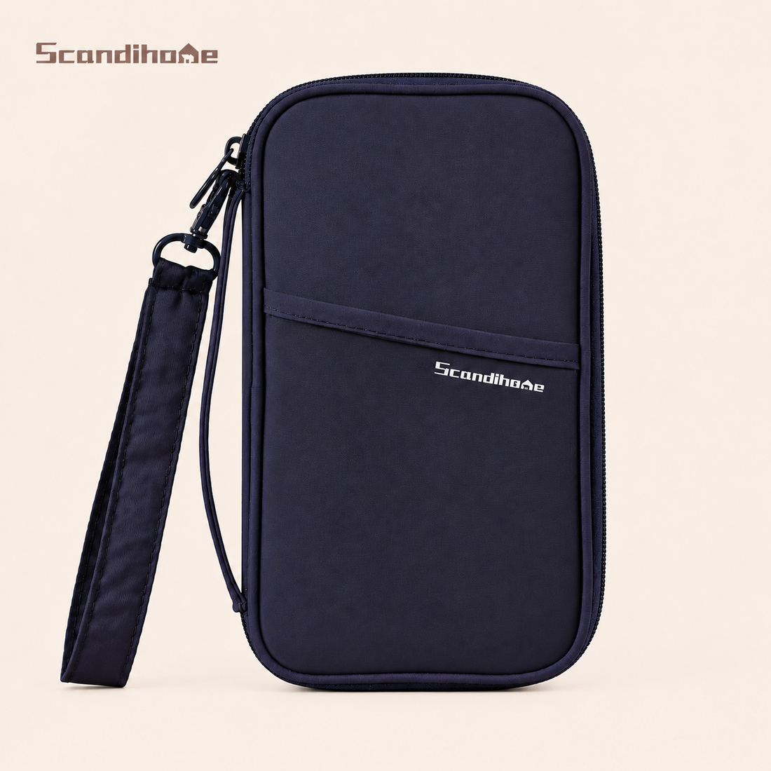 Navy ScandiHome PT-2414 RFID passport wallet travel organizer