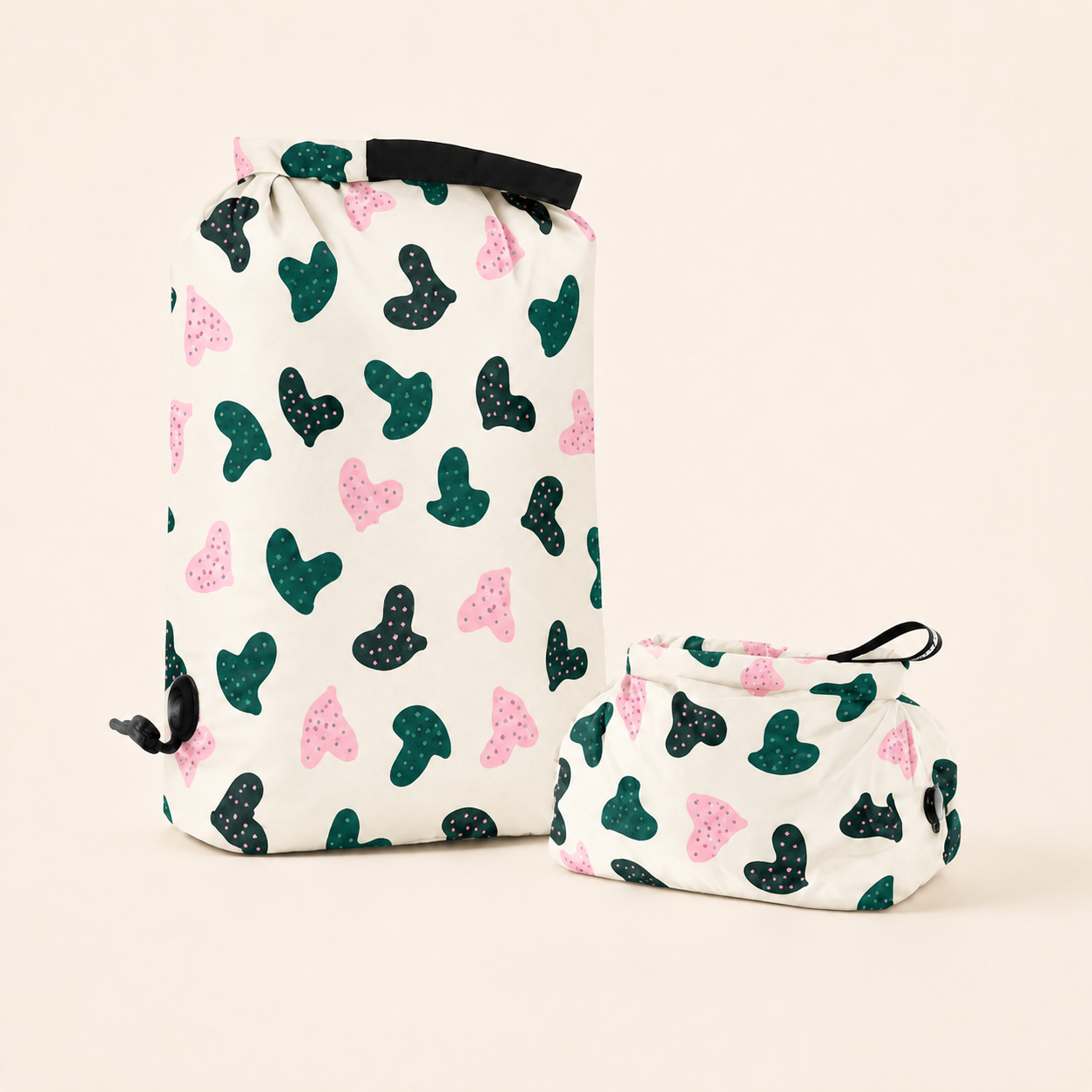 ScandiHome OEM-2354 Pink Green Blocks compression packing bag