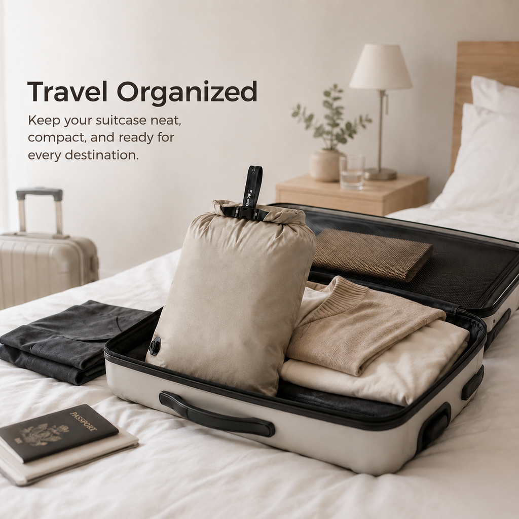 ScandiHome OEM-2354 travel organizer bag in suitcase