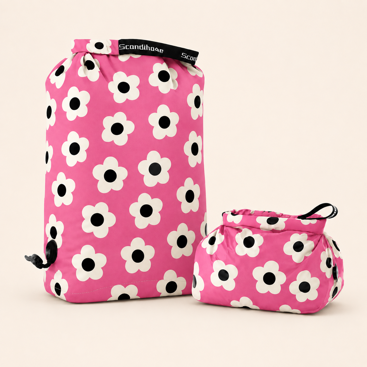 ScandiHome OEM-2354 Pink Flowers compression packing bag