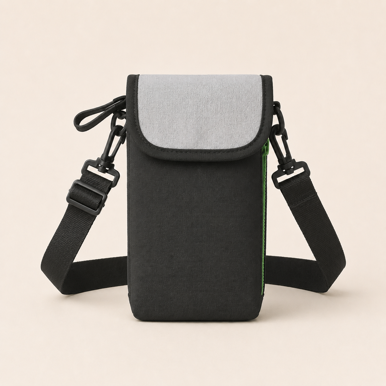 Black ScandiHome crossbody water bottle bag