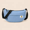 Light Blue ScandiHome PT-2503 crescent crossbody bag
