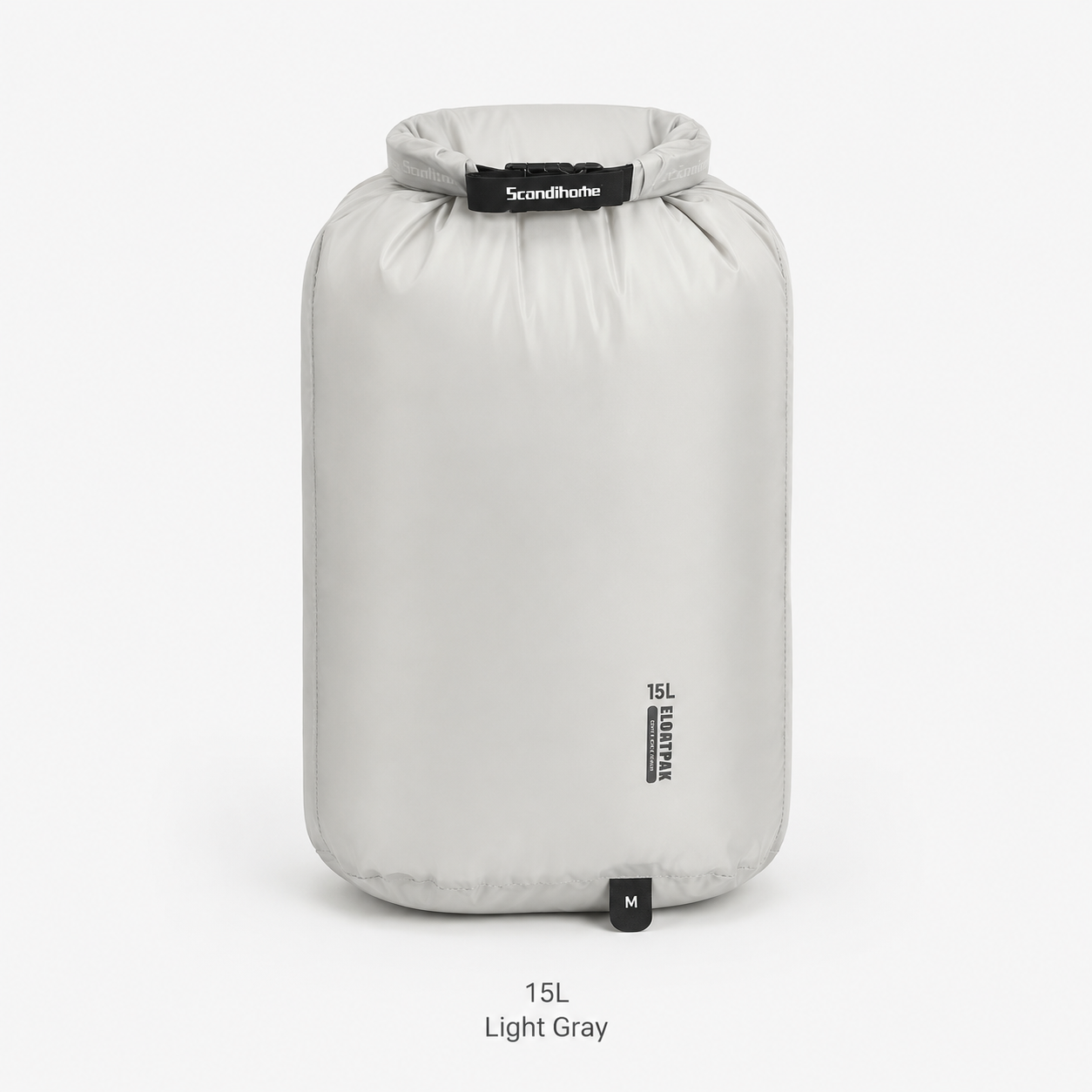 ScandiHome SH-2515 FLOATPAK waterproof dry bag in Light Gray, 9L