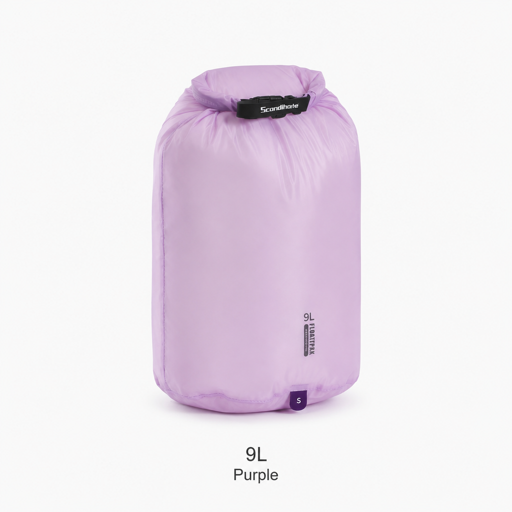 ScandiHome SH-2515 FLOATPAK waterproof dry bag in Purple, 9L