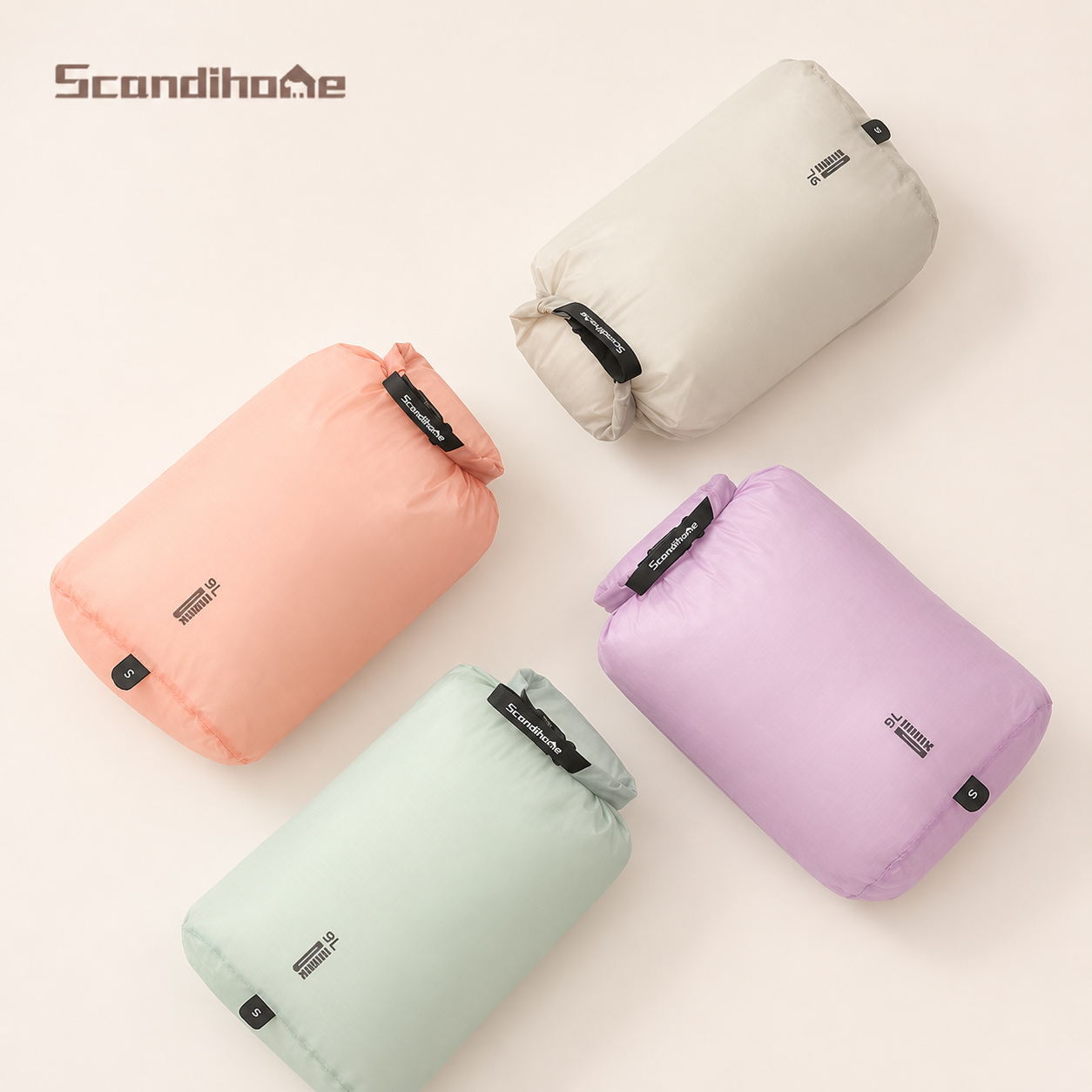 ScandiHome SH-2515 FLOATPAK waterproof dry bag set in four colors
