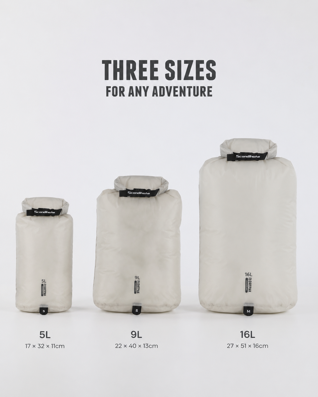 SH-2515 dry bag available in multiple sizes