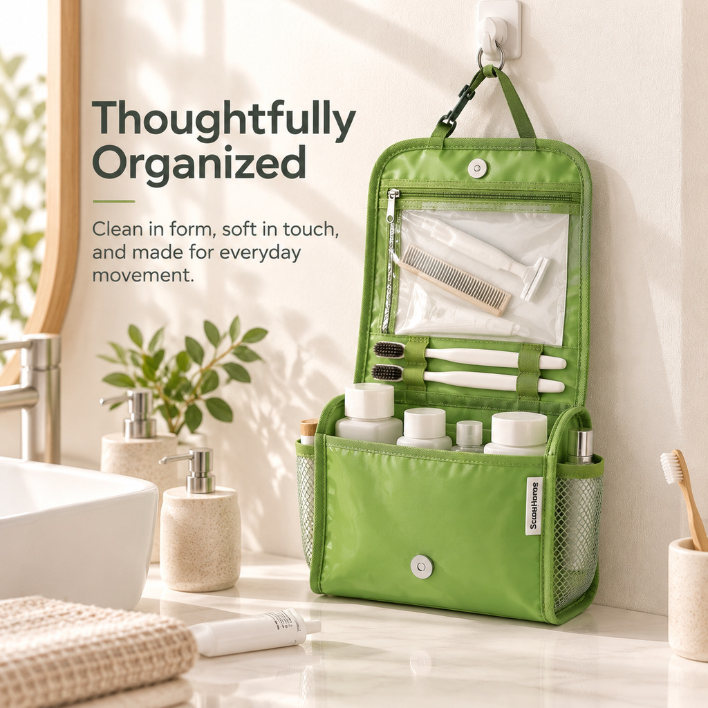 ScandiHome PT-2325 bathroom and travel organizer lifestyle