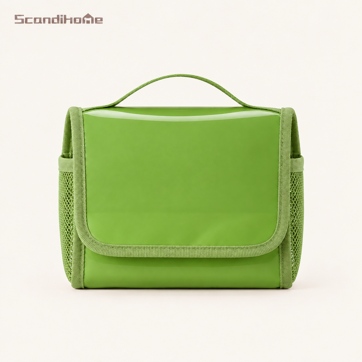 ScandiHome PT-2325 hanging toiletry bag in green