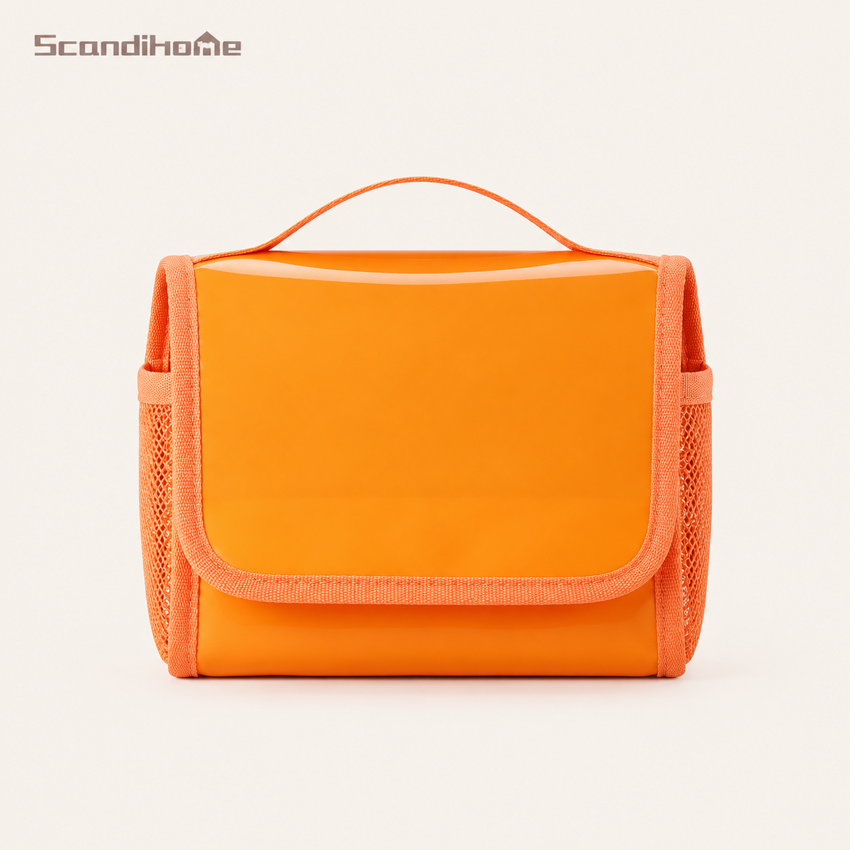 ScandiHome PT-2325 hanging toiletry bag in orange