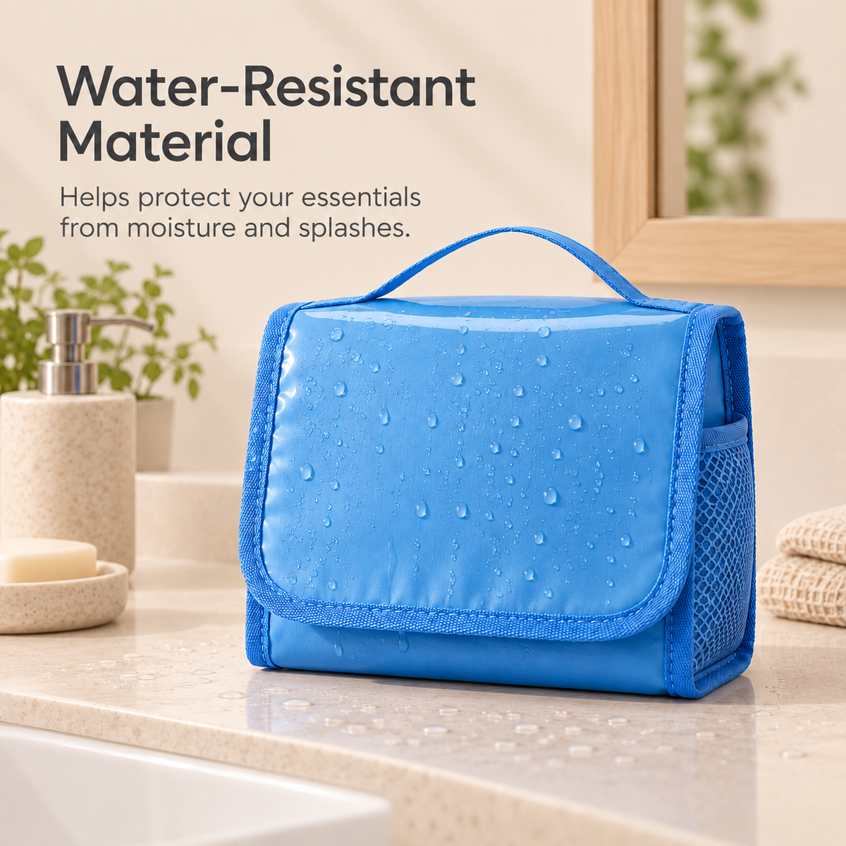 PT-2325 water-resistant travel toiletry bag material