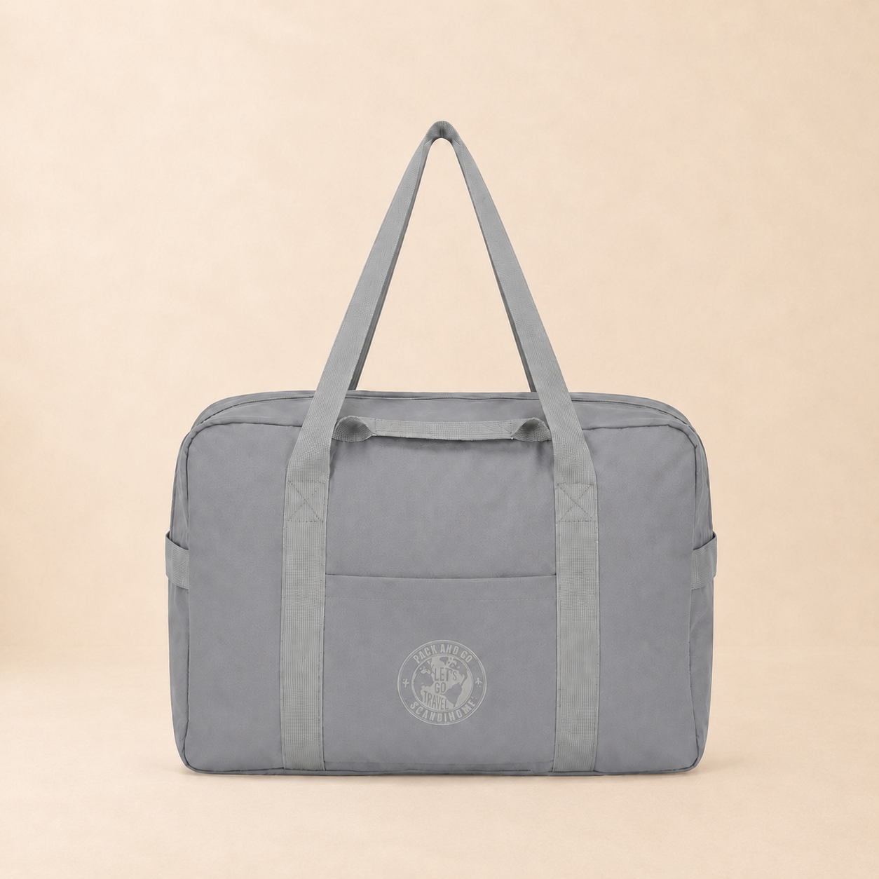 Gray ScandiHome foldable travel duffel bag