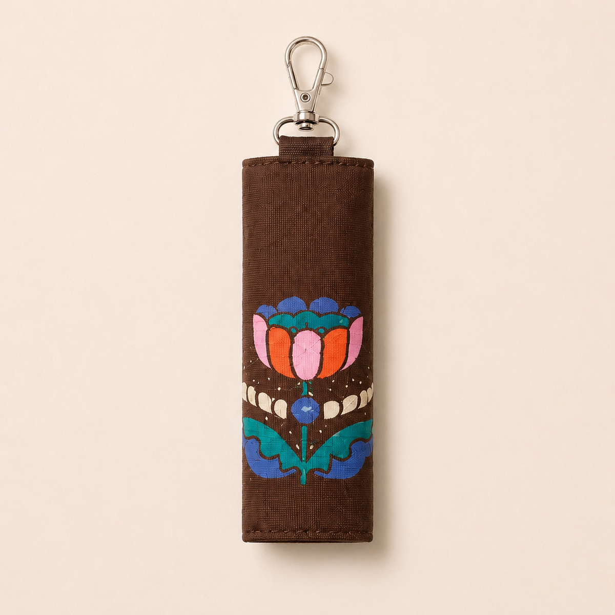 Scandihome PT-2601 outdoor sitting mat in Cocoa Camp pattern