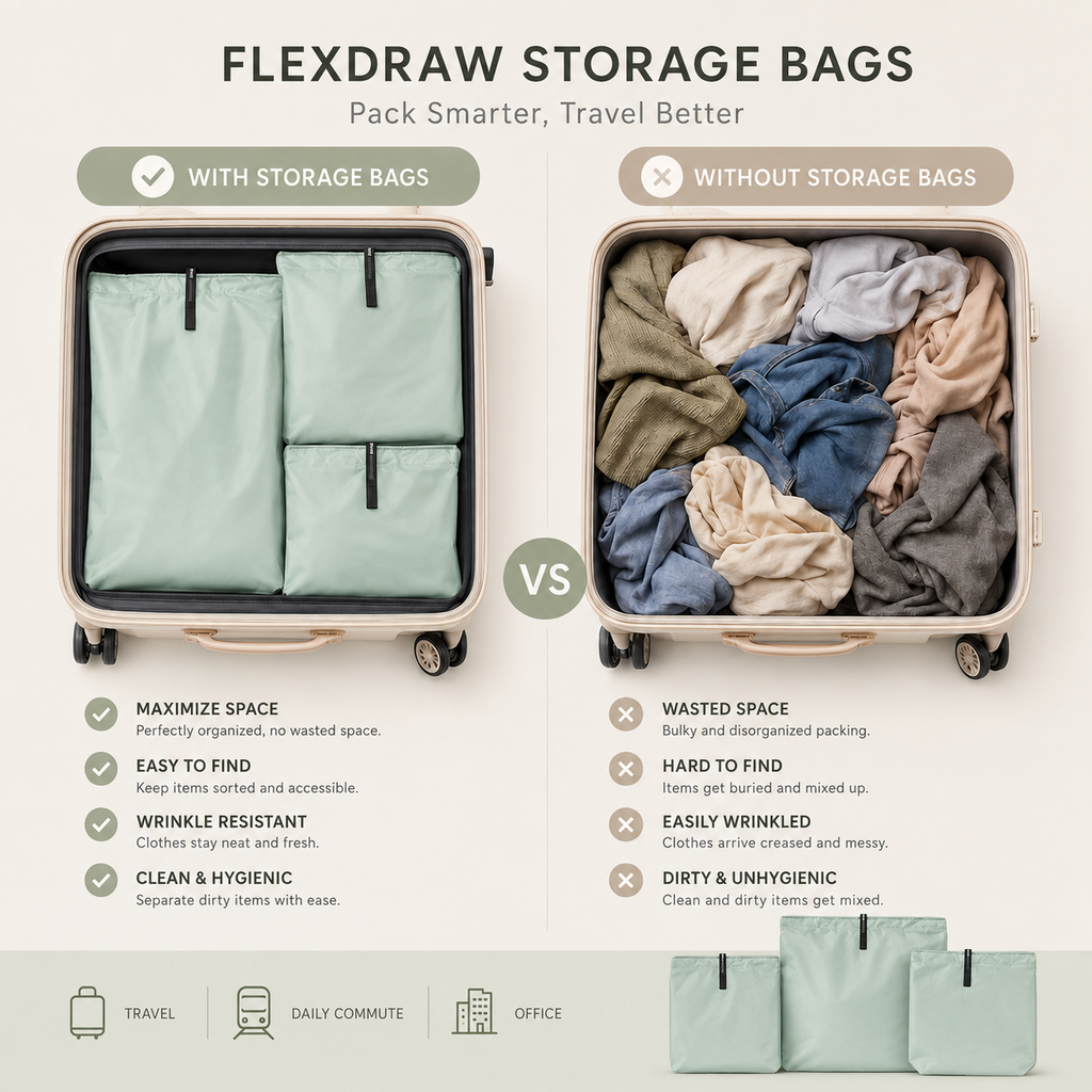 FLEXDRAW travel organizer comparison