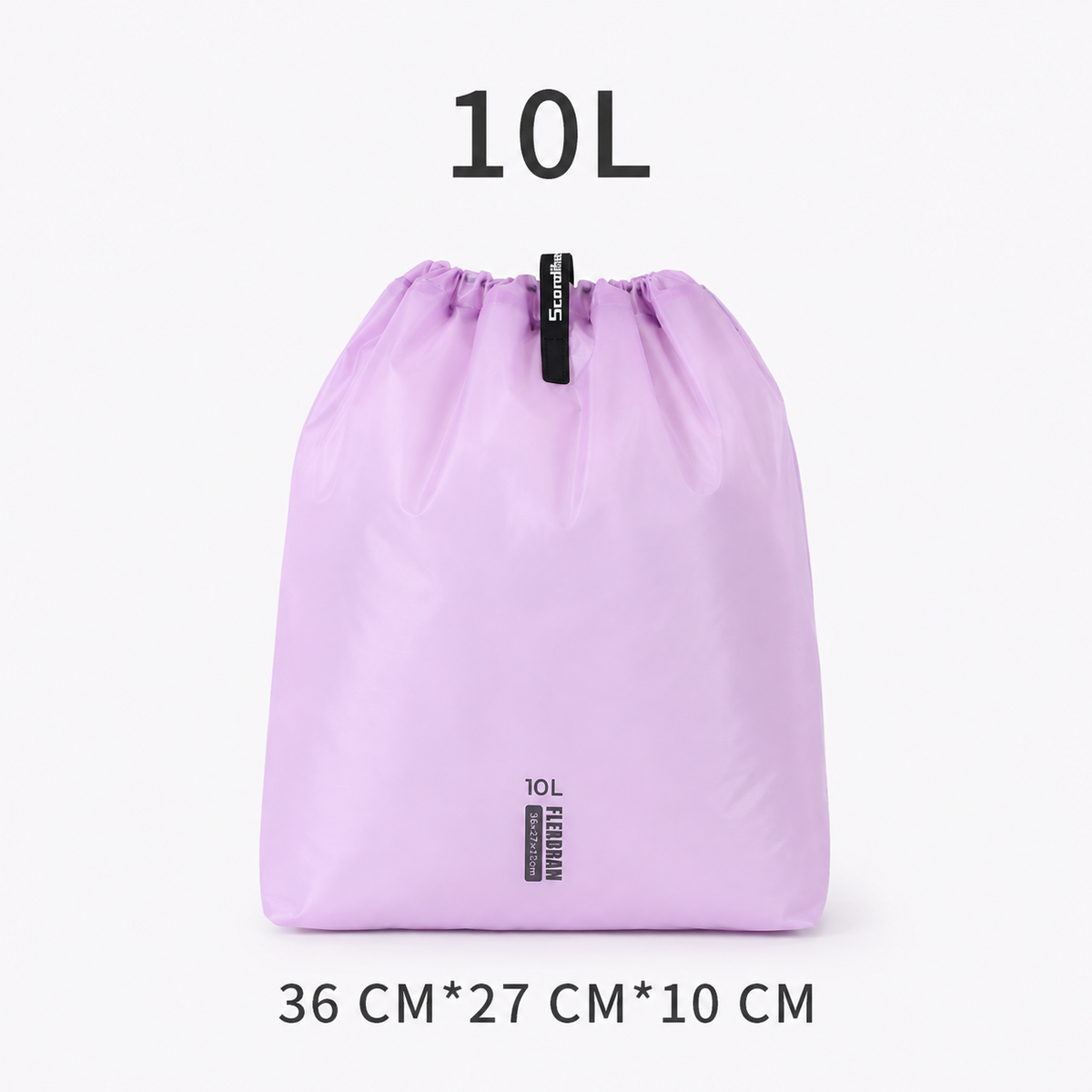 ScandiHome FLEXDRAW drawstring storage bag in Lavender Purple, 10L