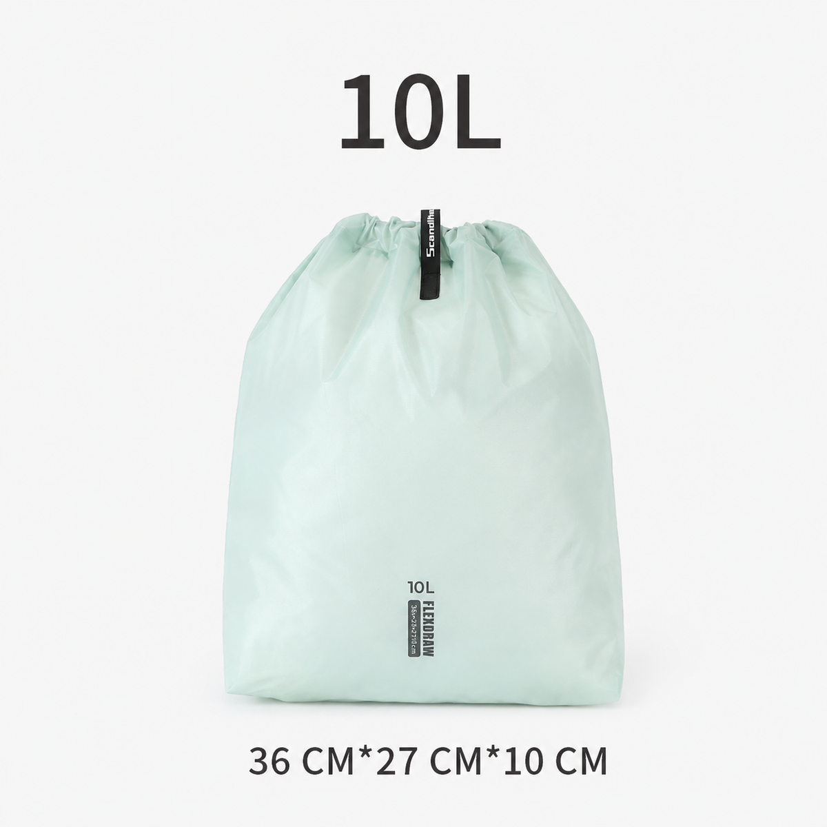 ScandiHome FLEXDRAW drawstring storage bag in Sage Green, 10L