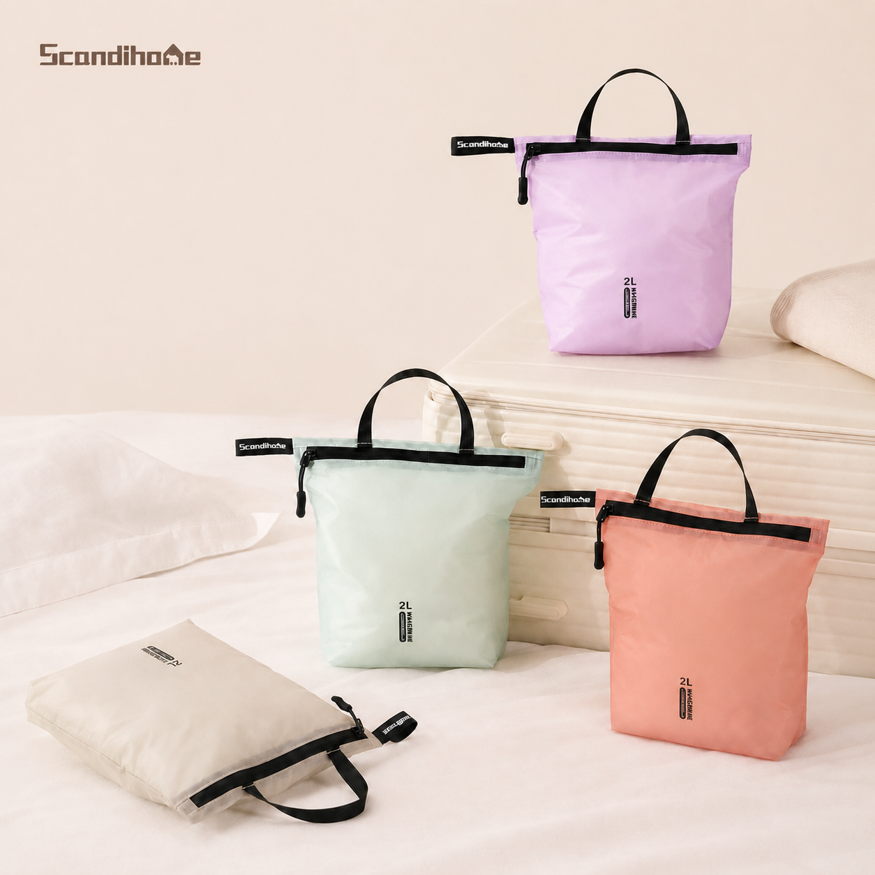 ScandiHome SH-2517 travel organizer bags in multiple colors