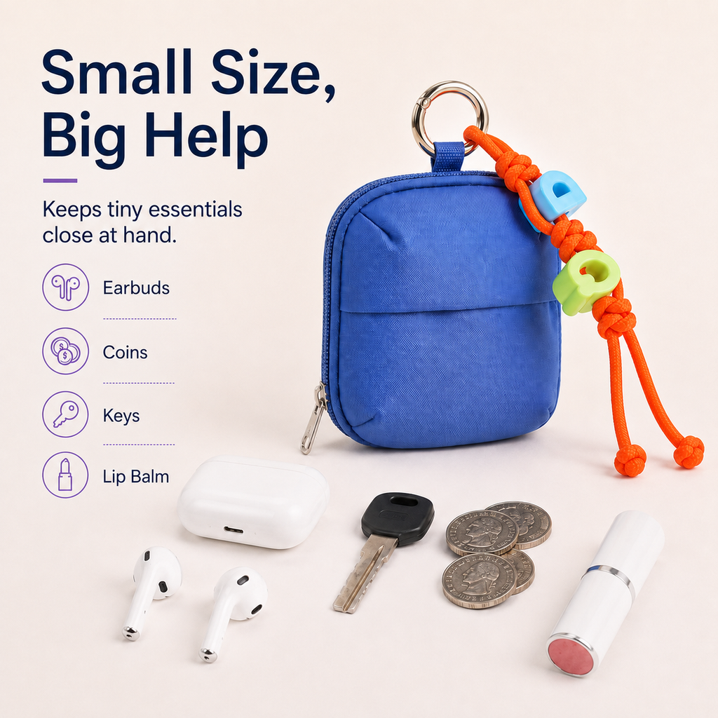 ScandiHome SH-2607 small organizer pouch for tiny essentials