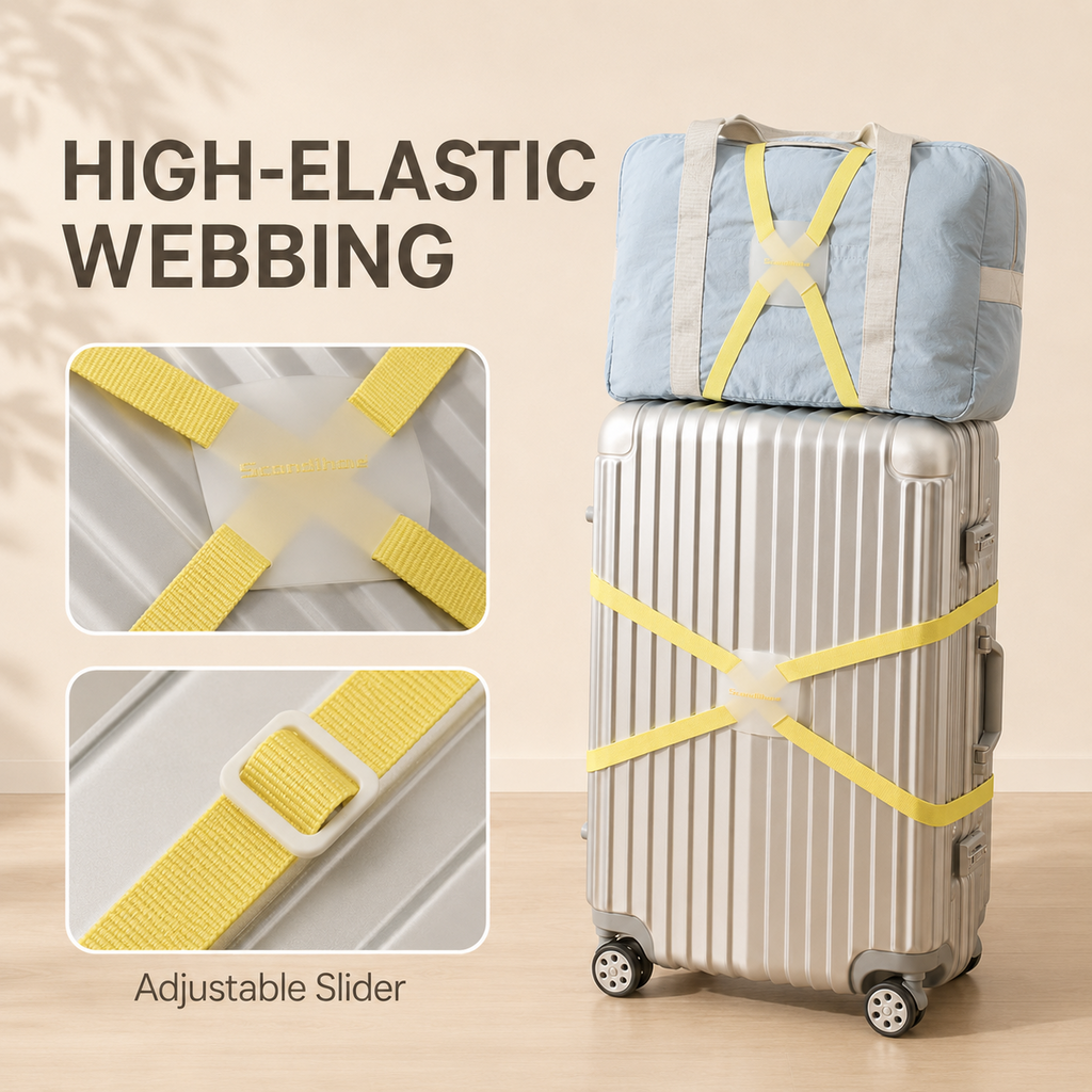 ScandiHome luggage strap high-elastic webbing detail