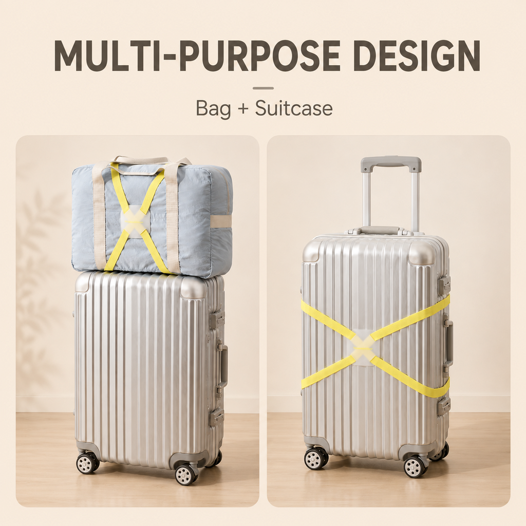 ScandiHome multi-purpose elastic luggage strap for bag and suitcase